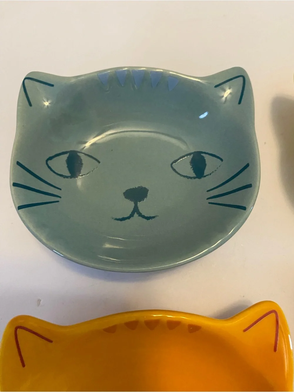 Danica Jubilee Purrfect Cat Face Pinch Bowl Set Of 6 Dishes All Different